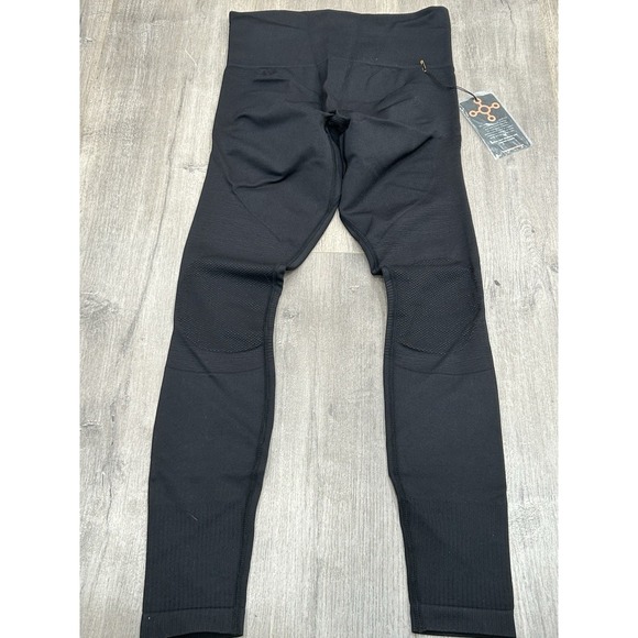 Tommie Copper Women's Seamless Compression Leggings Black Size L NWT - Picture 3 of 14